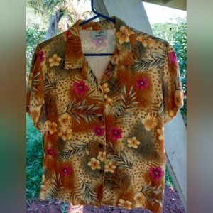 Ho Aloha Floral Buttoned Shirt